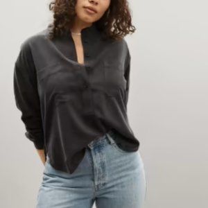 Everlane The Washable Silk Henley